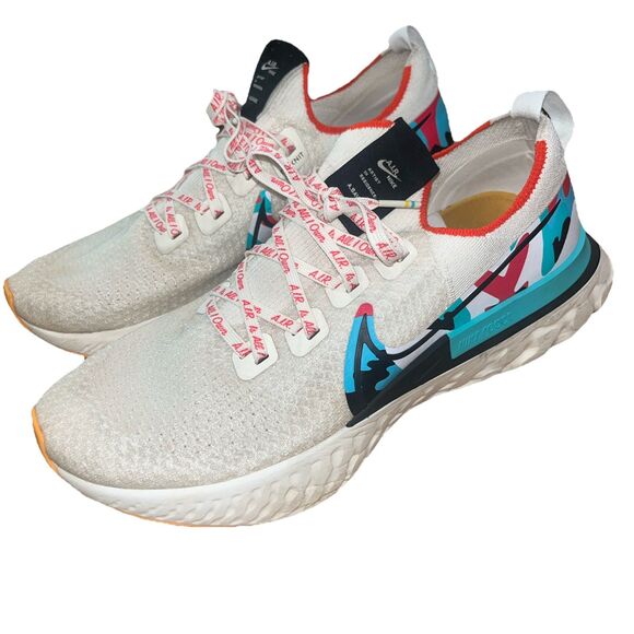 Nike React Infinity Run Flyknit AIR A. Savage Running Shoes Size 10.5 Mens - Picture 1 of 12